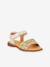 LORINE SPARKLE girls' sandals by FRODDO deep blue+gold+lavender 
