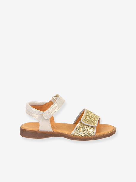 LORINE SPARKLE girls' sandals by FRODDO deep blue+gold+lavender 