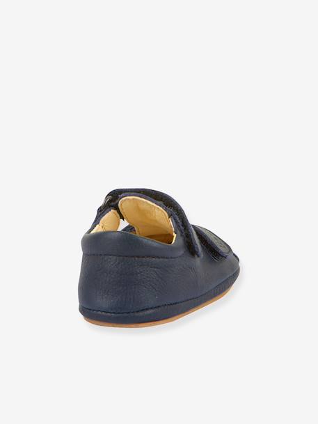 FRODDO baby girl's barefoot sandals deep blue+light pink 