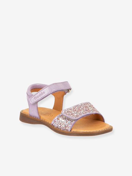 LORINE SPARKLE girls' sandals by FRODDO deep blue+gold+lavender 