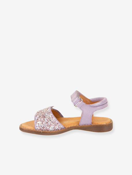 LORINE SPARKLE girls' sandals by FRODDO deep blue+gold+lavender 