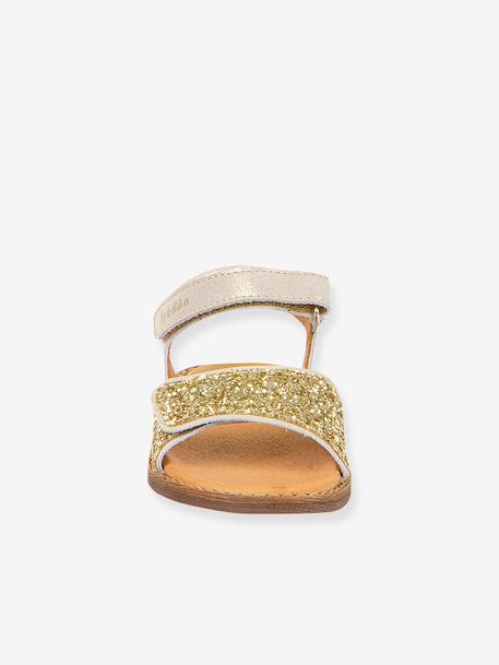 LORINE SPARKLE girls' sandals by FRODDO deep blue+gold+lavender 