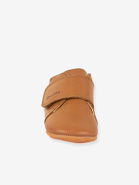 BASIC FRODDO leather slippers for babies caramel 