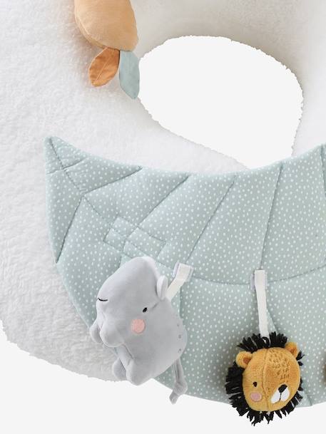 Cushion for Babies, Designed for Discovery ecru+Enchanted Forest+Pink World+red+white 