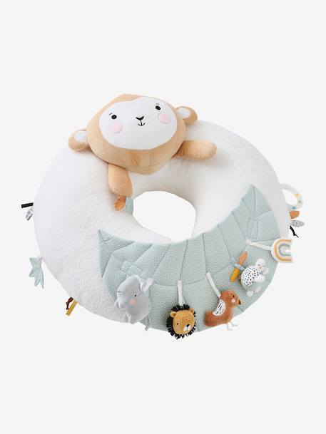 Cushion for Babies, Designed for Discovery ecru+Enchanted Forest+Pink World+red+white 
