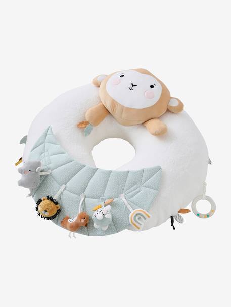 Cushion for Babies, Designed for Discovery ecru+Enchanted Forest+Pink World+red+white 