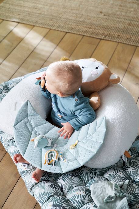 Cushion for Babies, Designed for Discovery ecru+Enchanted Forest+Pink World+red+white 