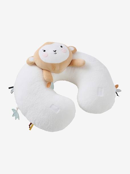 Cushion for Babies, Designed for Discovery ecru+Enchanted Forest+Pink World+red+white 