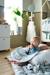 Cushion for Babies, Designed for Discovery ecru+Enchanted Forest+Pink World+red+white 