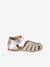 Girls' strap ballerinas gold 