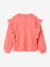 Fancy frill sweatshirt coral 