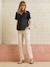 Straight Leg Jeans with Seamless Belly Band for Maternity brut denim+denim grey+ecru+stone 