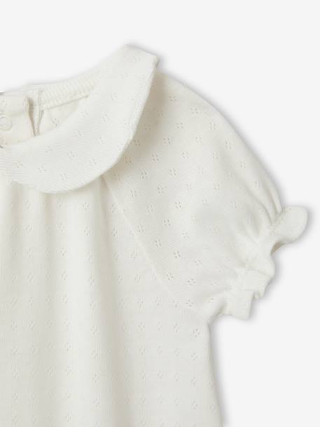 Newborn set for girls, 3-piece set ecru 