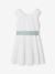 Occasion Wear Dress with Floral Print, for Girls light blue+pale pink+printed pink+printed white+white 