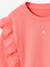 Fancy frill sweatshirt coral 