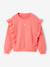 Fancy frill sweatshirt coral 