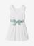 Occasion Wear Dress with Floral Print, for Girls light blue+pale pink+printed pink+printed white+white 