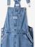 Girl's denim dungaree light blue 