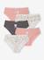 Pack of 5 Hello Kitty cotton briefs for girls blush 