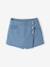 Striped girl's skort striped blue 