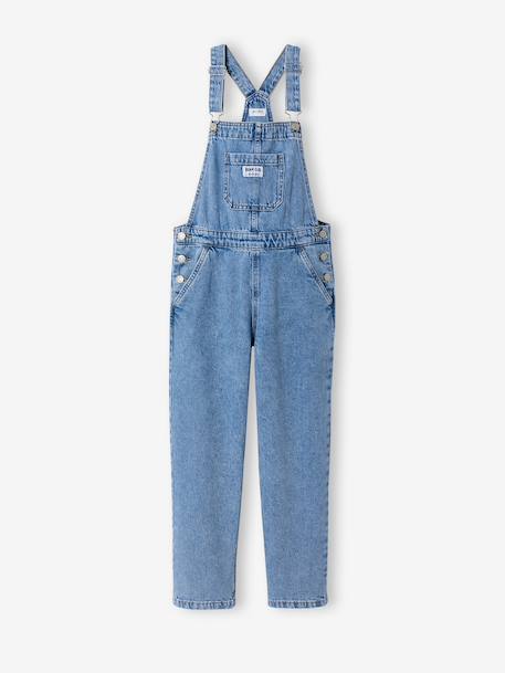 Girl's denim dungaree light blue 