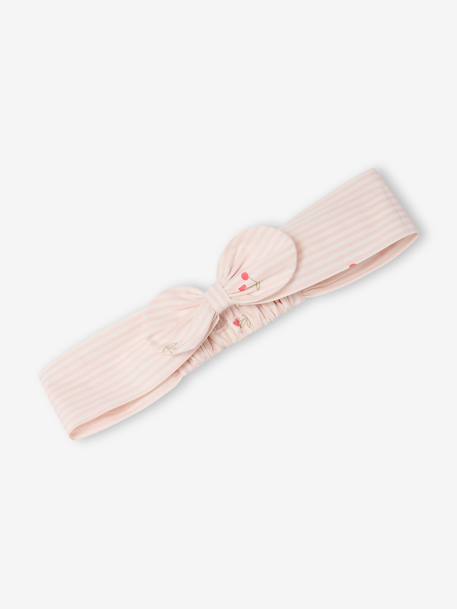Set of 3 short, t-shirt and band for head accessories for hair ecru 