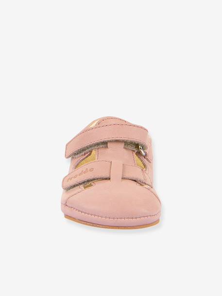 FRODDO baby girl's barefoot sandals deep blue+light pink 