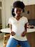 Maternity tunic-neck t-shirt ecru 