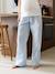 Pyjamas with hearts for nursing clothes and breastfeeding sky blue 