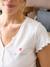 Pyjamas with hearts for nursing clothes and breastfeeding sky blue 