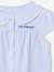 Short-sleeved pyjama playsuit to customise sky blue 
