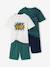 Pack of 2 jungle pyjamas English green 