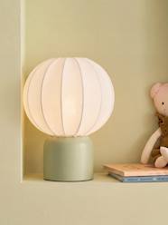 -Ball-shaped table lamp with metal base
