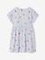 Girl's comfortable jersey dress striped blue+striped pink 
