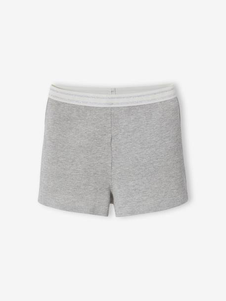 Pack of 2 short and long pyjamas marl grey 