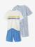 Pack of 2 surf pyjama shorts sky blue 