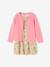 Dress + Jacket Outfit, for Girls mauve+printed pink 