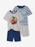 Pack of 2 pyjama shorts ocean blue 