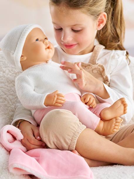 Newborn baby doll 42 cm rose 