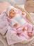 Newborn baby doll 42 cm rose 