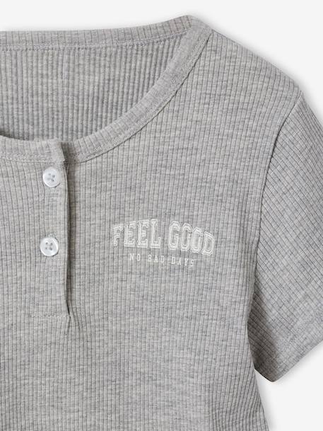 Pack of 2 short and long pyjamas marl grey 
