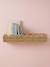 Scalloped paper rope shelf beige 