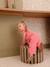 Baby girl's playsuit in cotton gauze rose 