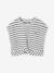 Fancy Knit T-Shirt & Shorts Set for Girls ecru+rose 