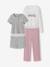 Pack of 2 short and long pyjamas marl grey 