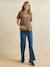 Organic Cotton* T-Shirt with Slogan, for Maternity cappuccino+ecru+khaki 