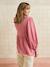 Nursing clothes blouse rose 