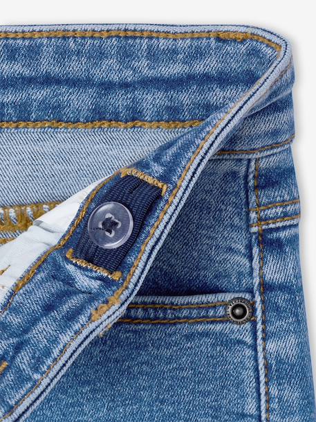 Boy's adjustable waist denim bermuda shorts double stone+stone 