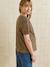 Organic Cotton* T-Shirt with Slogan, for Maternity cappuccino+ecru+khaki 