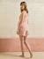 Organic cotton maternity pyjama shorts rose 